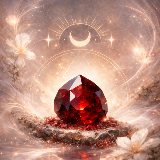 Granate · Piedra de nacimiento de enero.