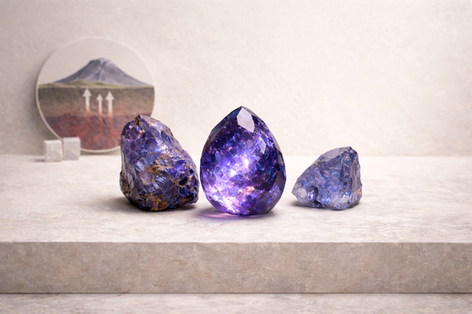 Tanzanita · La ciencia de una transformación azul